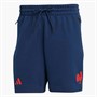 adidas Mens FFR France Rugby Travel Shorts Collegiate Navy