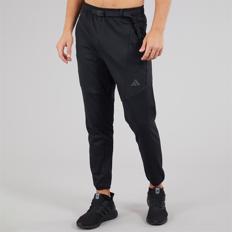 adidas Mens Designed For Training Climawarm Joggers Black