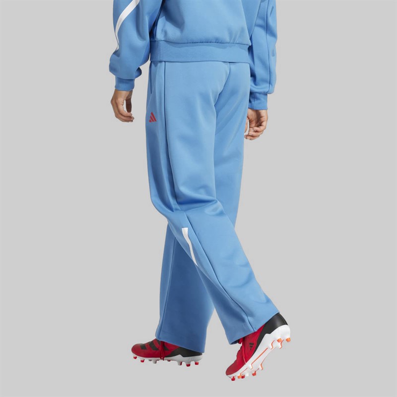 adidas Mens FFR France Rugby Z.N.E Travel Track Pants Focus Blue