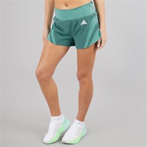 adidas Womens Adizero Archive Gel Pocket Running Shorts Preloved Teal