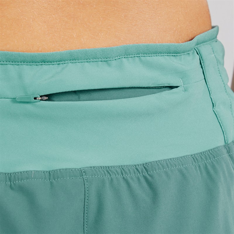 adidas Womens Adizero Archive Gel Pocket Running Shorts Preloved Teal