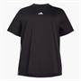 adidas Womens Essentials 3-Stripes T-Shirt (plus Size) Black/White