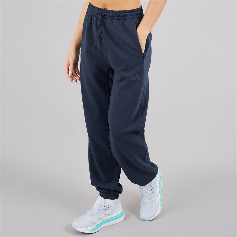 adidas Womens Designed For Training Warm Up Joggers Aurora Ink