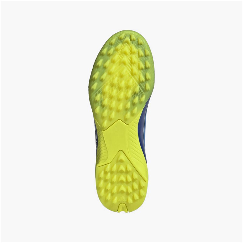 adidas Junior F50 League Messi TF Astro Football Boots Royal Blue/Solar Yellow/Semi Blue Burst