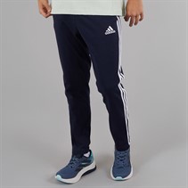 adidas Mens Essentials Tapered Open Hem 3-Stripes Track Pants Legend Ink/White