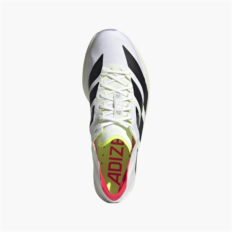 adidas Mens Adizero Takumi Sen 11 Neutral Running Shoes Cloud White/Core Black/Lucid Red