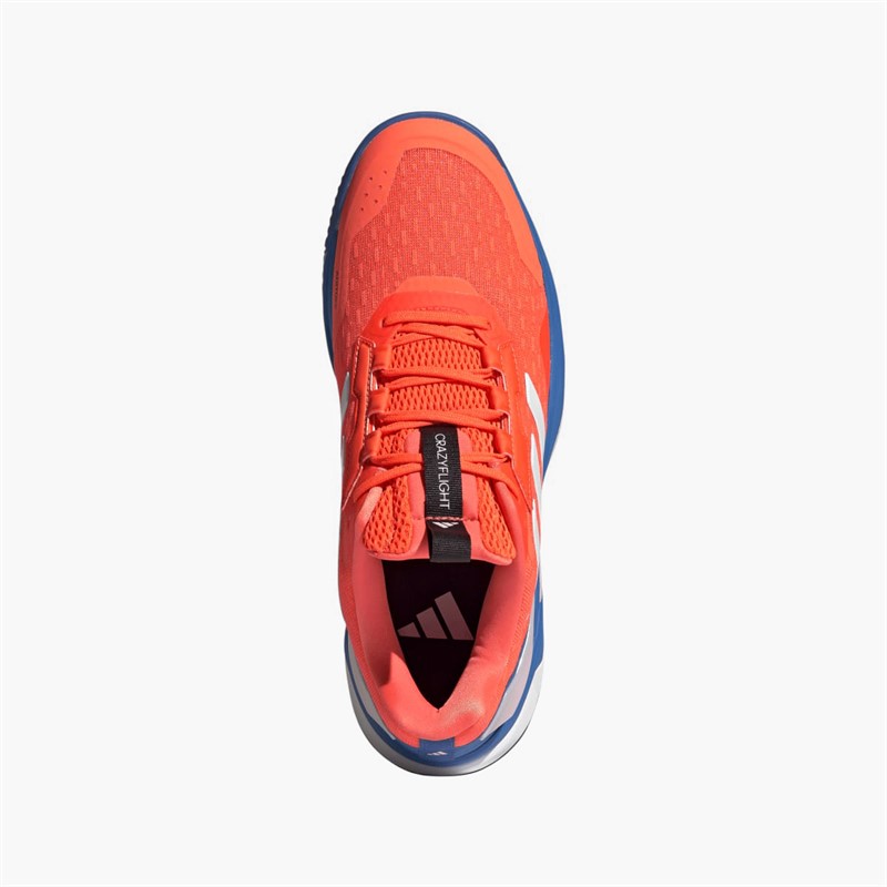 adidas Mens Crazyflight 6 Indoor Court Shoes Bright Royal/Zero Metalic/Team Solar Orange