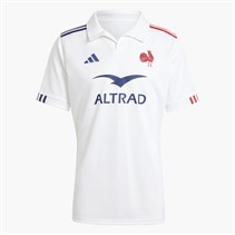 adidas Mens FFR France Rugby 24/25 Away Jersey White