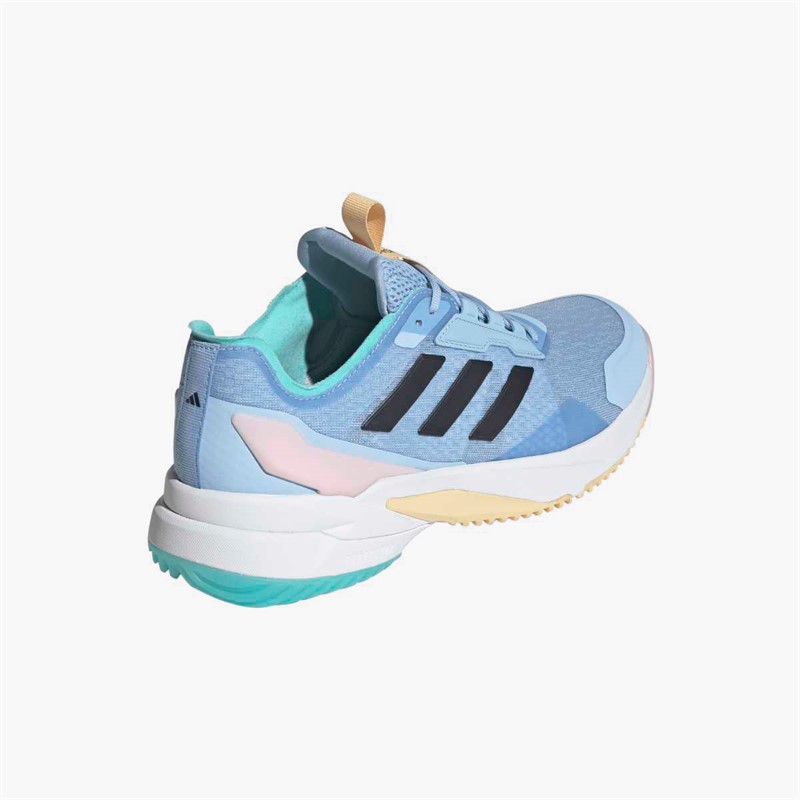 adidas Mens Crazyflight 6 Indoor Court Shoes Glow Blue/Shadow Navy/Flash Aqua