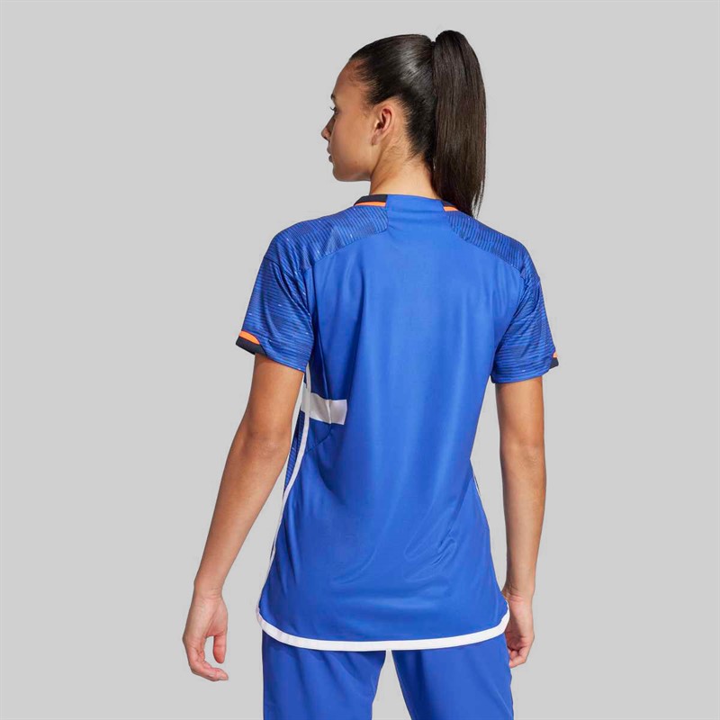 adidas Womens FFHB France Handball 25/26 Home Replica Jersey Semi Lucid Blue