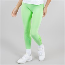 adidas Womens Hyperglam Rib 1/1 Leggings Semi Green Spark/Lime Burst