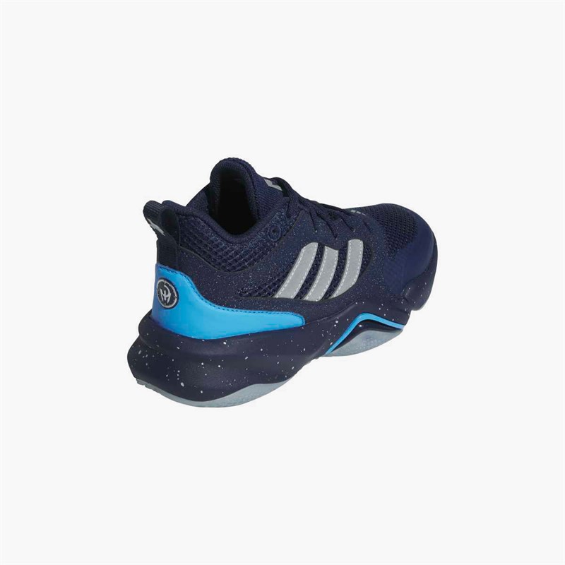 adidas Junior Boys Mahomes 2 Impact FLX Training Trainers Team Navy Blue/Bright Royal/Team Navy Blue
