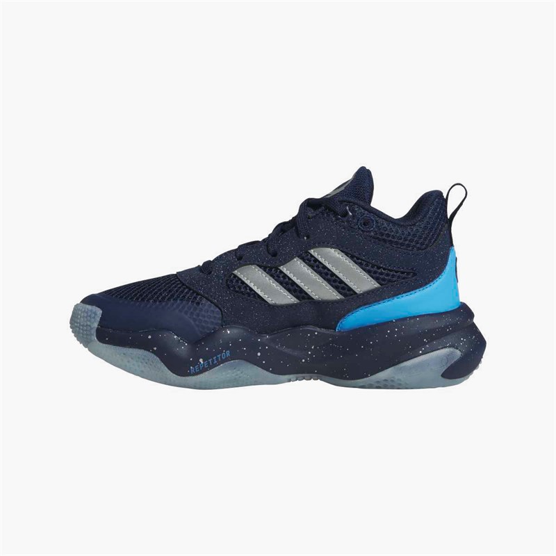 adidas Junior Boys Mahomes 2 Impact FLX Training Trainers Team Navy Blue/Bright Royal/Team Navy Blue