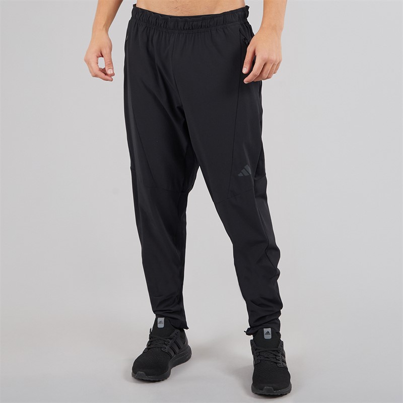 adidas Mens Designed For Training Hybrid Joggers Black