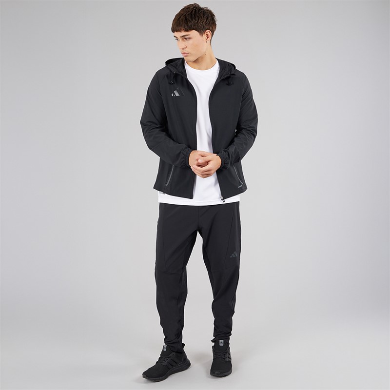 adidas Mens Designed For Training Hybrid Joggers Black