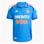 adidas Mens India Cricket Odi One Day International 2025 Match Jersey True Blue