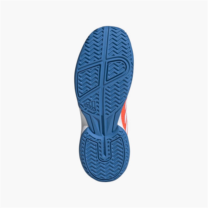 adidas Junior Ligra 8 Indoor Court Shoes Team Solar Orange/Cloud White/Cloud White