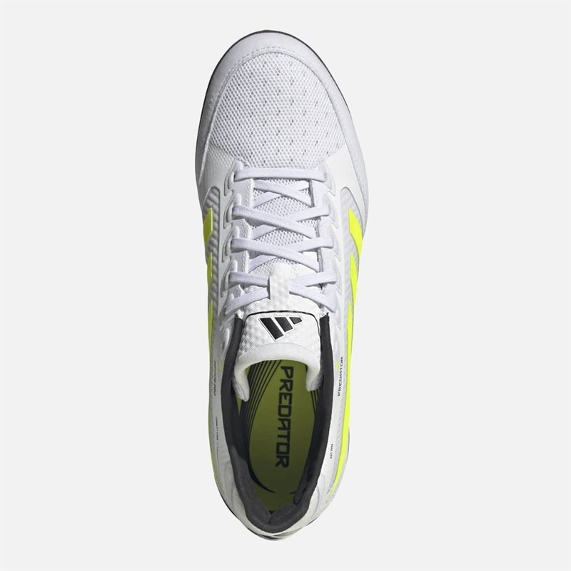 adidas Mens Predator Pro IN Indoor Football Boots Cloud White/Lucid Lemon/Core Black