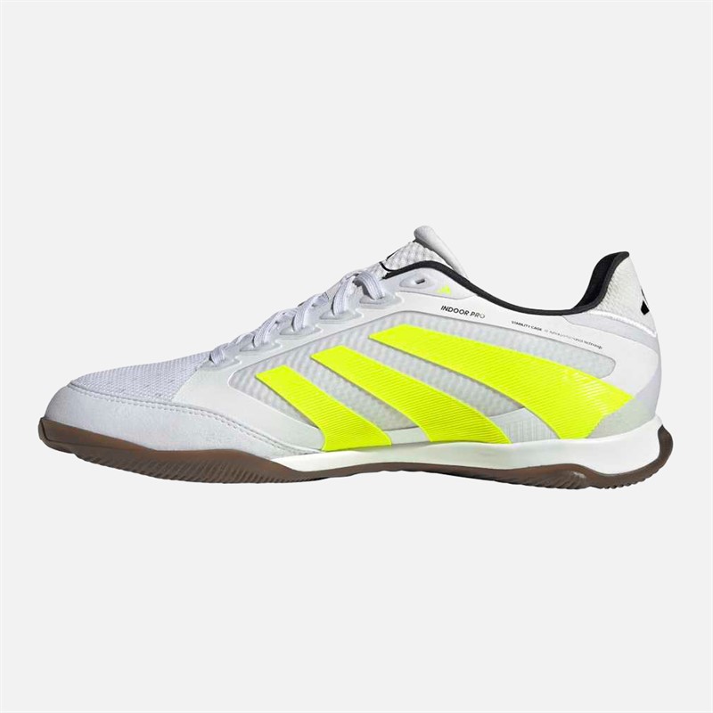 adidas Mens Predator Pro IN Indoor Football Boots Cloud White/Lucid Lemon/Core Black