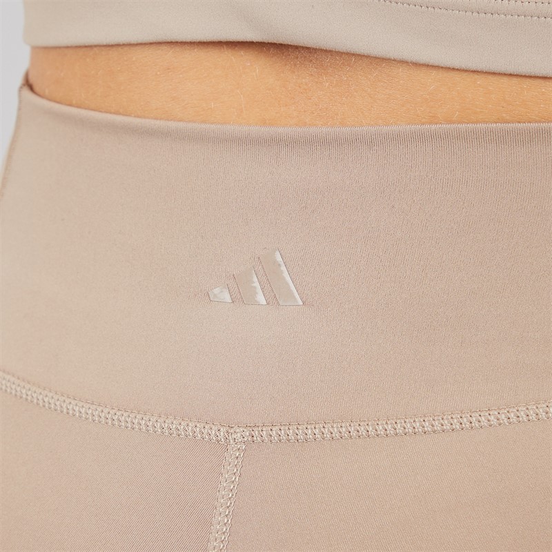 adidas Womens All Me Essentials Full Length Leggings Chalky Brown/Chalky Brown