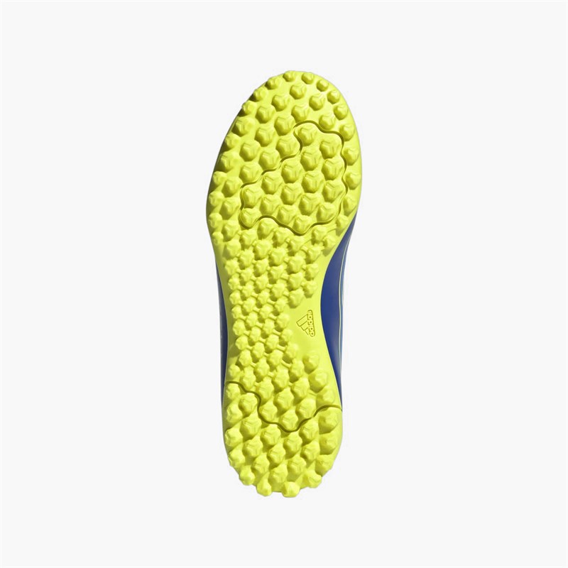 adidas Junior F50 Club Messi TF Astro Football Boots Team Royal Blue/Solar Yellow/Semi Blue Burst