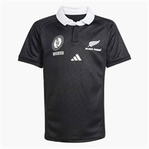 adidas Junior NZR New Zealand Black Ferns RWC Rugby World Cup Home Jersey All Black