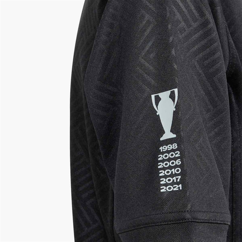 adidas Junior NZR New Zealand Black Ferns RWC Rugby World Cup Home Jersey All Black