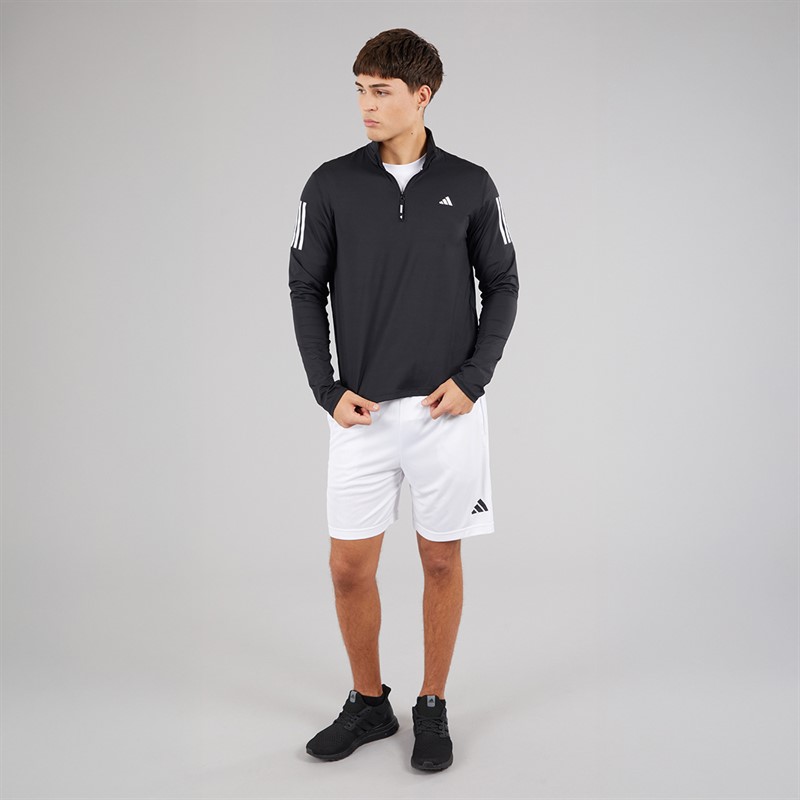 adidas Womens Own The Run 1/2 Zip Running Top Black