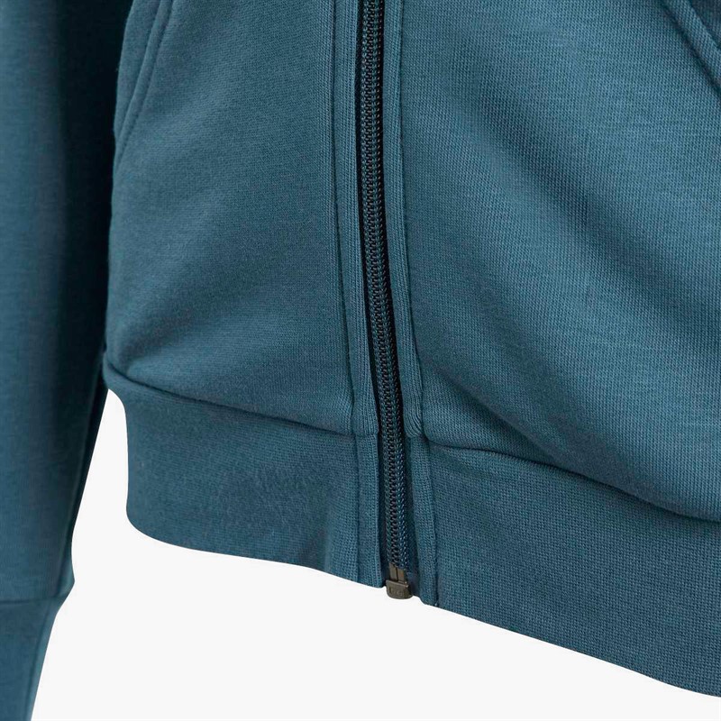 adidas Junior Girls Essentials Linear Logo Full Zip Hoodie Arctic Night/White