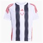 adidas Junior Messi Training Jersey White/Semi Lucid Red