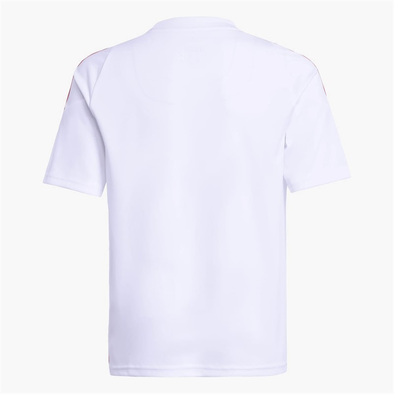 adidas Junior Messi Training Jersey White/Semi Lucid Red