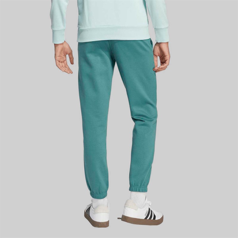 adidas Junior Boys Slogan Fleece Joggers Preloved Teal