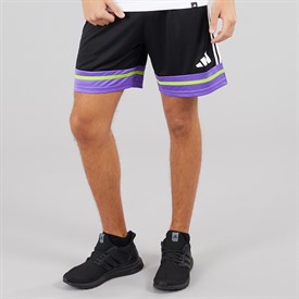 Buy adidas Mens Squadra 25 Shorts Black/Purple Rush/Semi Solar Slime