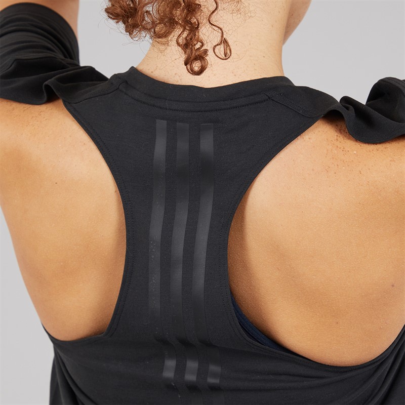 adidas Womens Prime Lift 3-Stripes T-Shirt Black