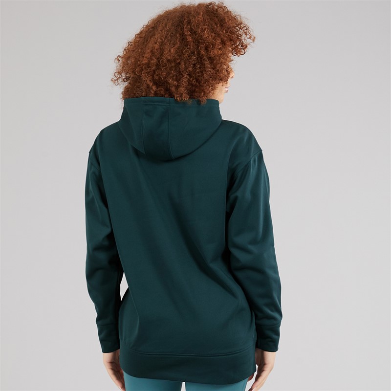 adidas Womens Aeroready Game And Go Fleece Hoodie Arctic Night/White