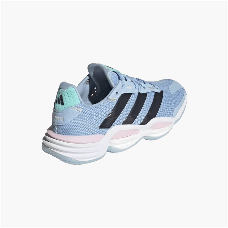 adidas Womens Stabil 16 Indoor Court Shoes Glow Blue/Shadow Navy/Core Black