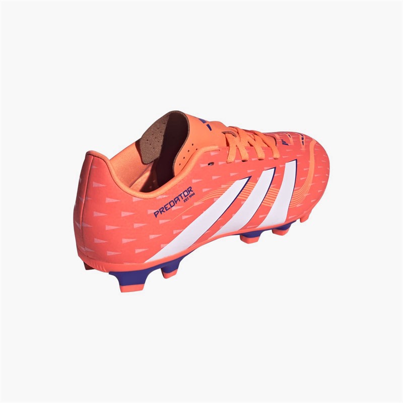 adidas Junior Predator Club FG/MG Firm/Multi Ground Football Boots Signal Coral/Cloud White/Beam Orange