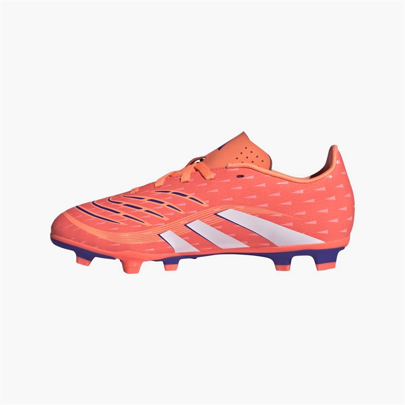 adidas Junior Predator Club FG/MG Firm/Multi Ground Football Boots Signal Coral/Cloud White/Beam Orange