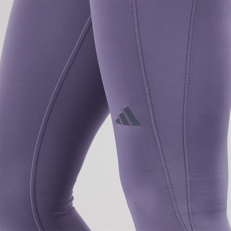adidas Womens Own The Run 7/8 Running Leggings Preloved Violet