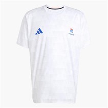 adidas Mens FFHB France Handball Training Jersey White