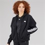 adidas Womens Future Icons 3-Stripes Full Zip Hoodie Black