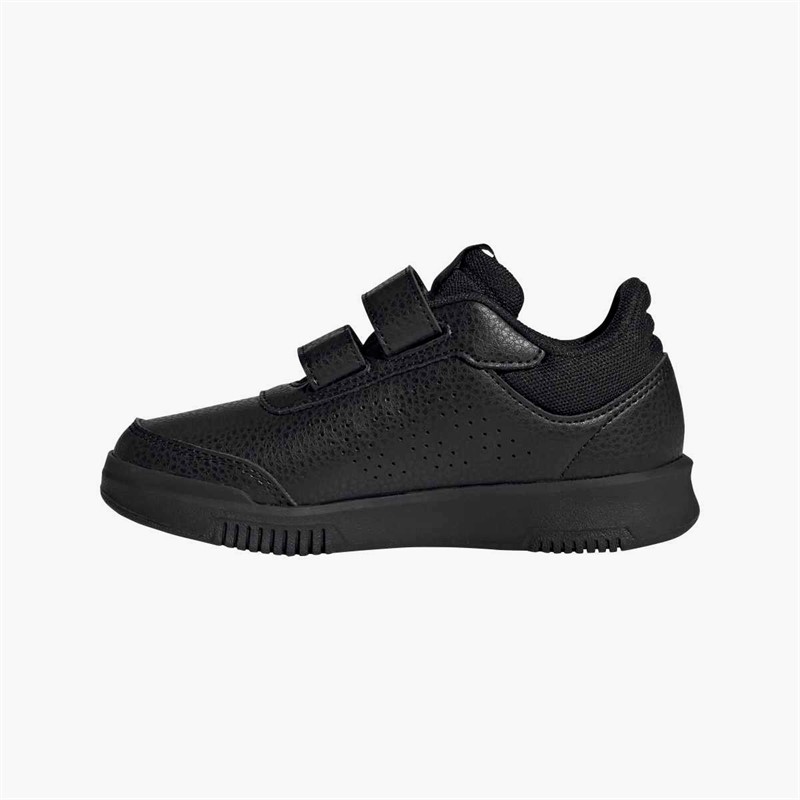 adidas Junior Tensaur Hook And Loop Velcro Trainers Core Black/Core Black/Grey Six