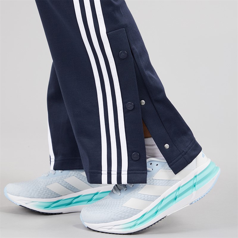 adidas Womens Iconic Wrapping 3-Stripes Snap Track Pants Legend Ink/White
