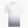 adidas Mens Go To Rise Print Golf Polo Shirt White