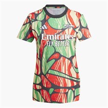 adidas Womens AFC Arsenal FC 24/25 Pre Match Jersey Red/Black