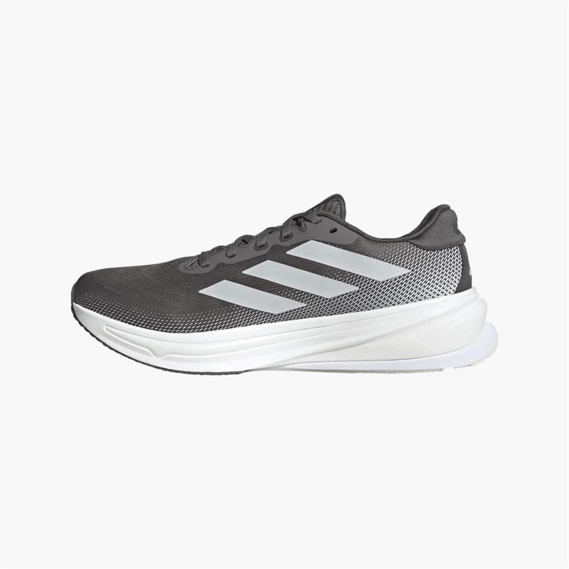 adidas Mens Supernova Rise 2 Neutral Running Shoes Charcoal/Zero Metallic/Crystal White