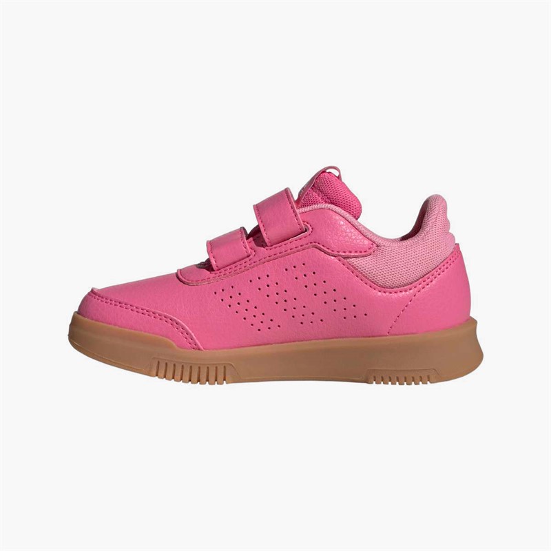 adidas Junior Girls Tensaur Hook And Loop Velcro Trainers Pulse Magenta/Cloud White/Bliss Pink