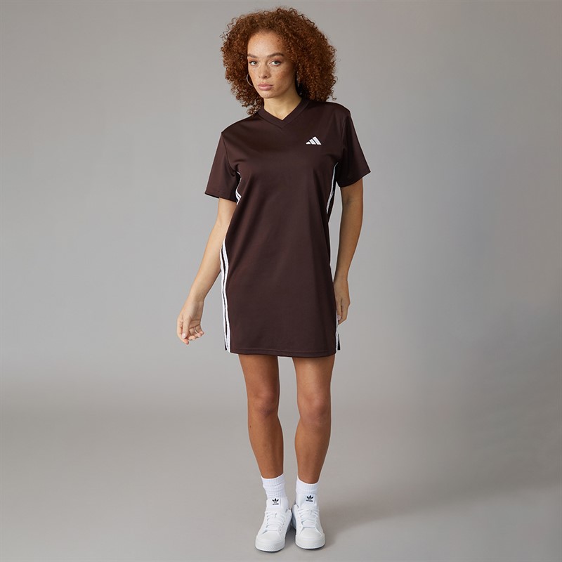 adidas Womens Sport Craft Shift Dress Shadow Brown