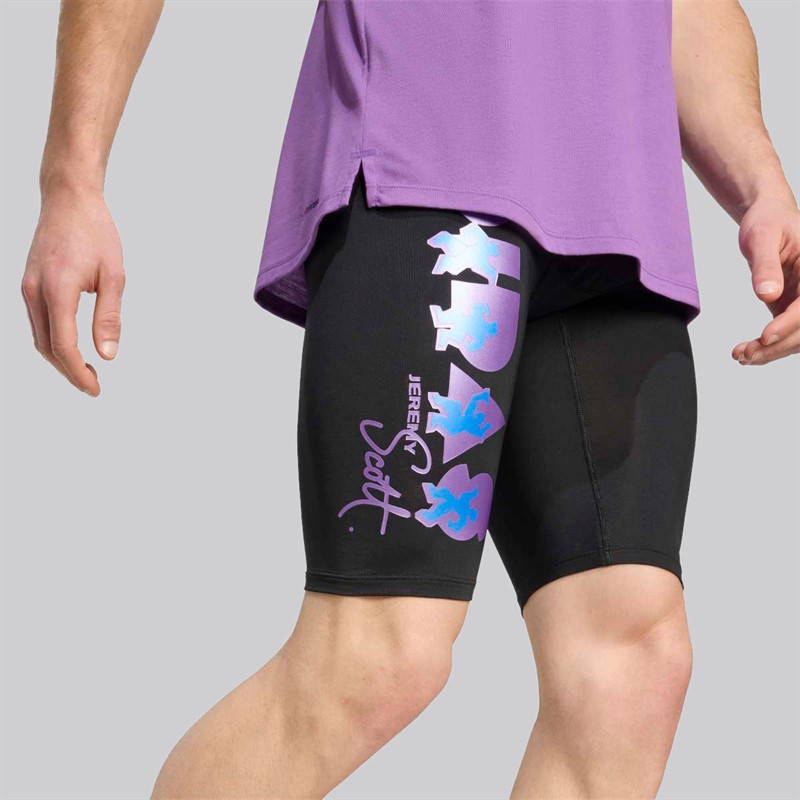 adidas Mens X Jeremy Scott Bike Shorts Black