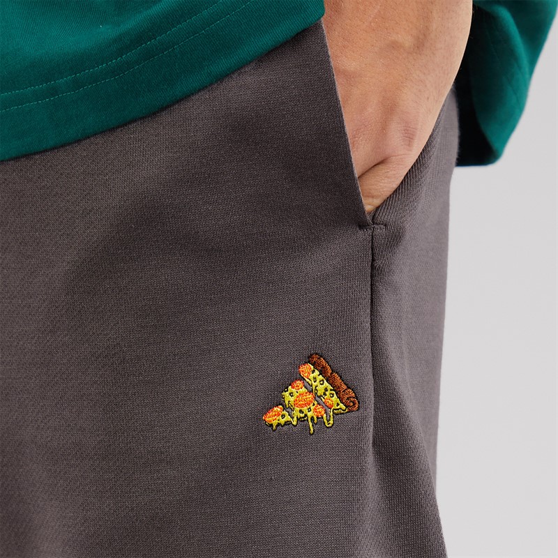 adidas Mens X Fortnite Fleece Shorts Charcoal